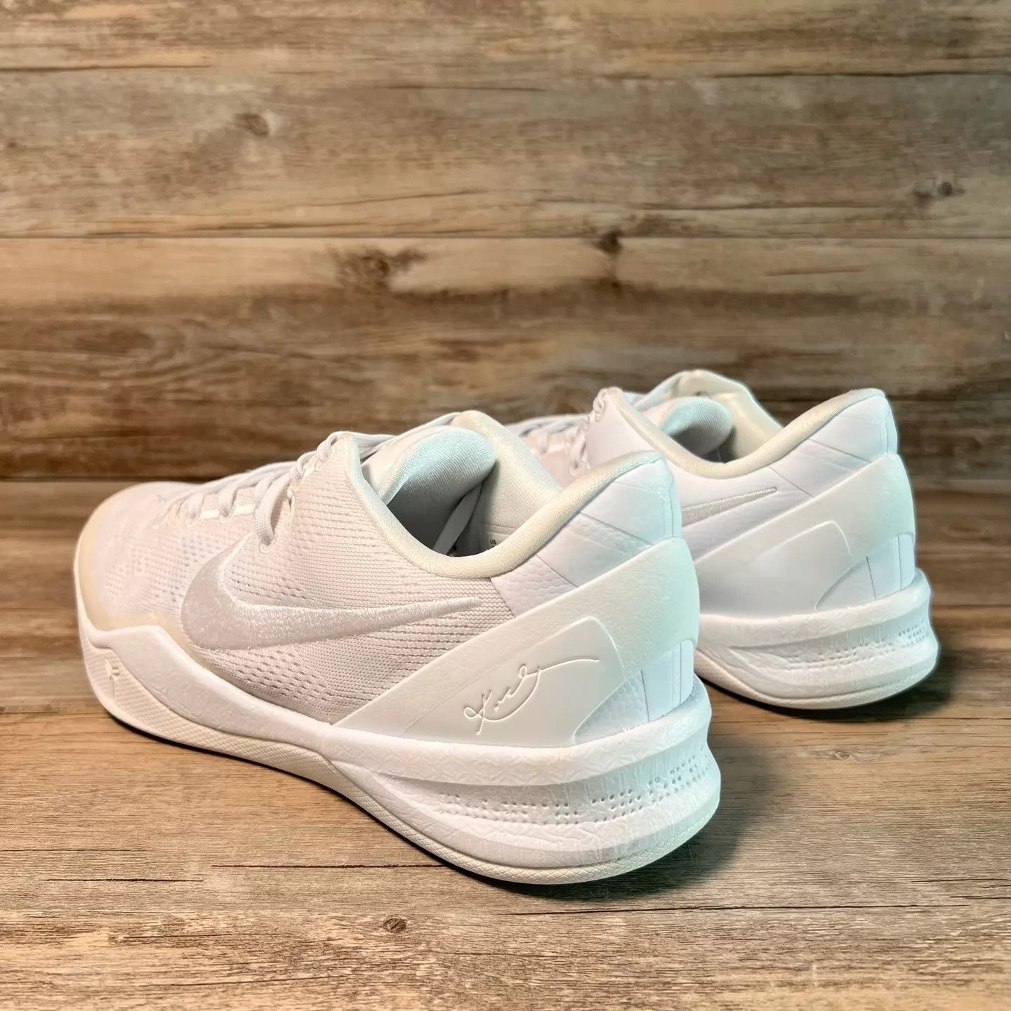Nike Nike Kobe 8 ZK8 White FJ9364-100 42.5 95 New Original Box Size US 9 / EU 42 - 4 Thumbnail