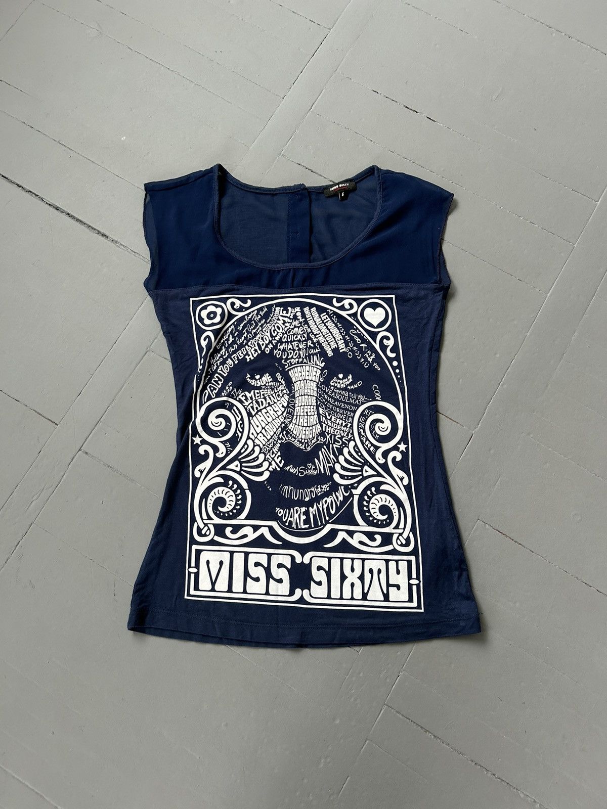 Miss Sixty Miss Sixty vintage sleeve less shirt Size S / US 4 / IT 40 - 1 Thumbnail