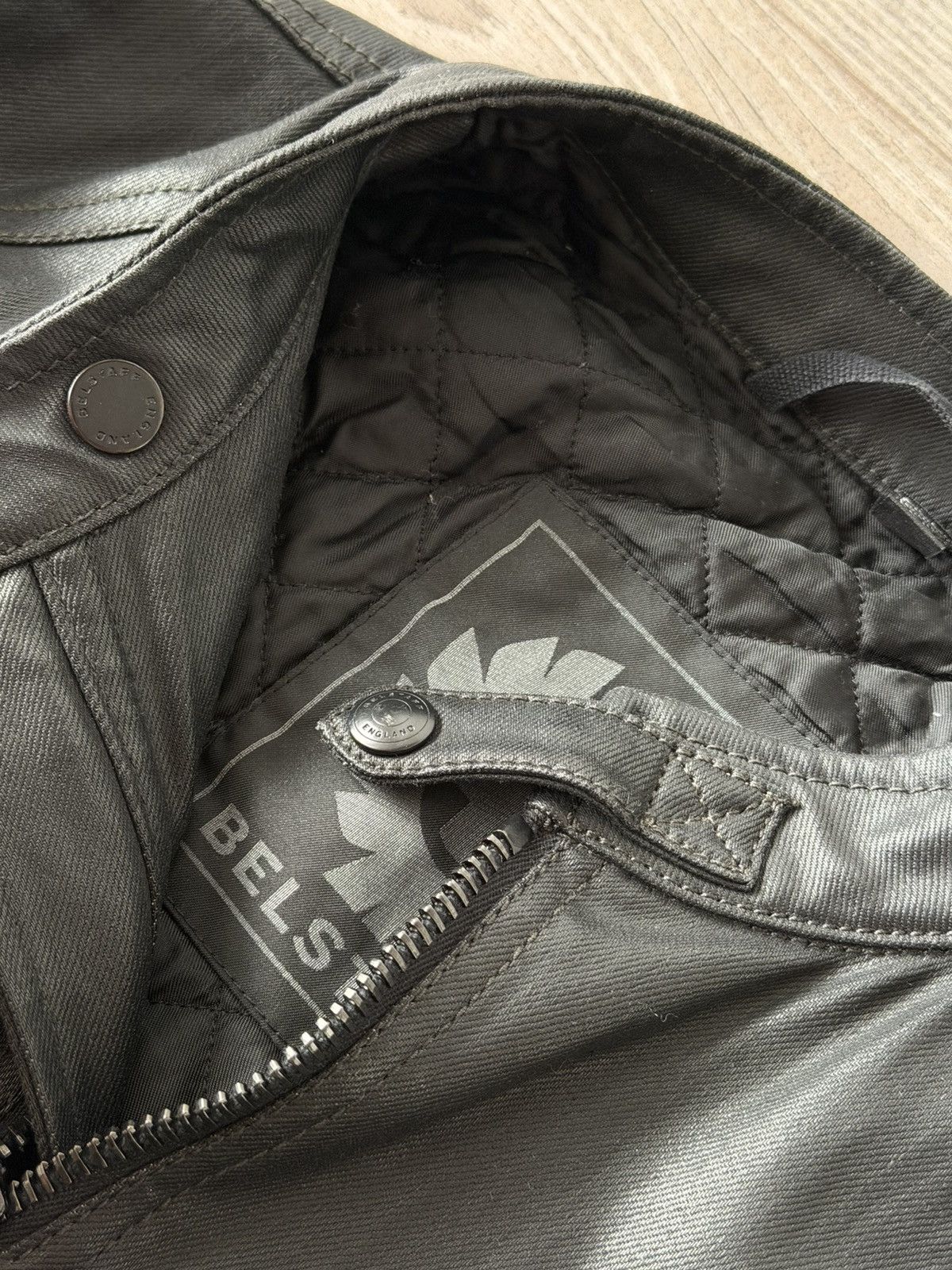 Belstaff Belstaff Waxed Cotton Moto Racer Bomber Jacket Size US M / EU 48-50 / 2 - 15 Thumbnail
