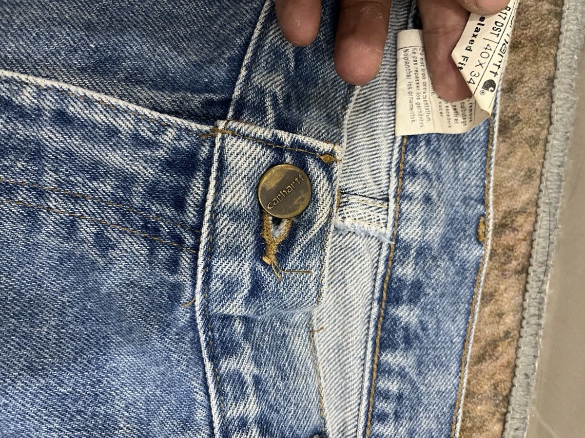 Carhartt × Vintage Baggy Carhatt Denim Size US 38 / EU 54 - 9 Thumbnail