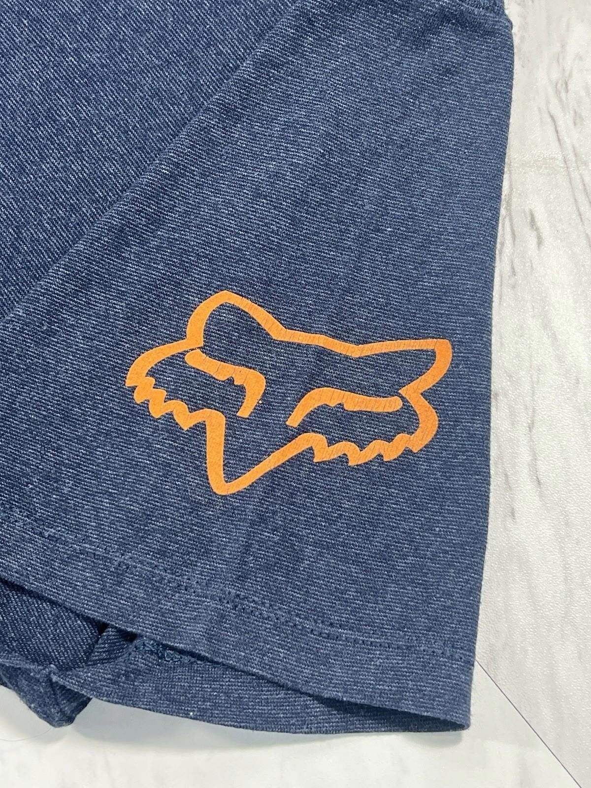 Fox Racing FOX Rebel Riders Crew T-Shirt 2XL Blue Moto Graphic Fox#8 Size US XXL / EU 58 / 5 - 3 Thumbnail