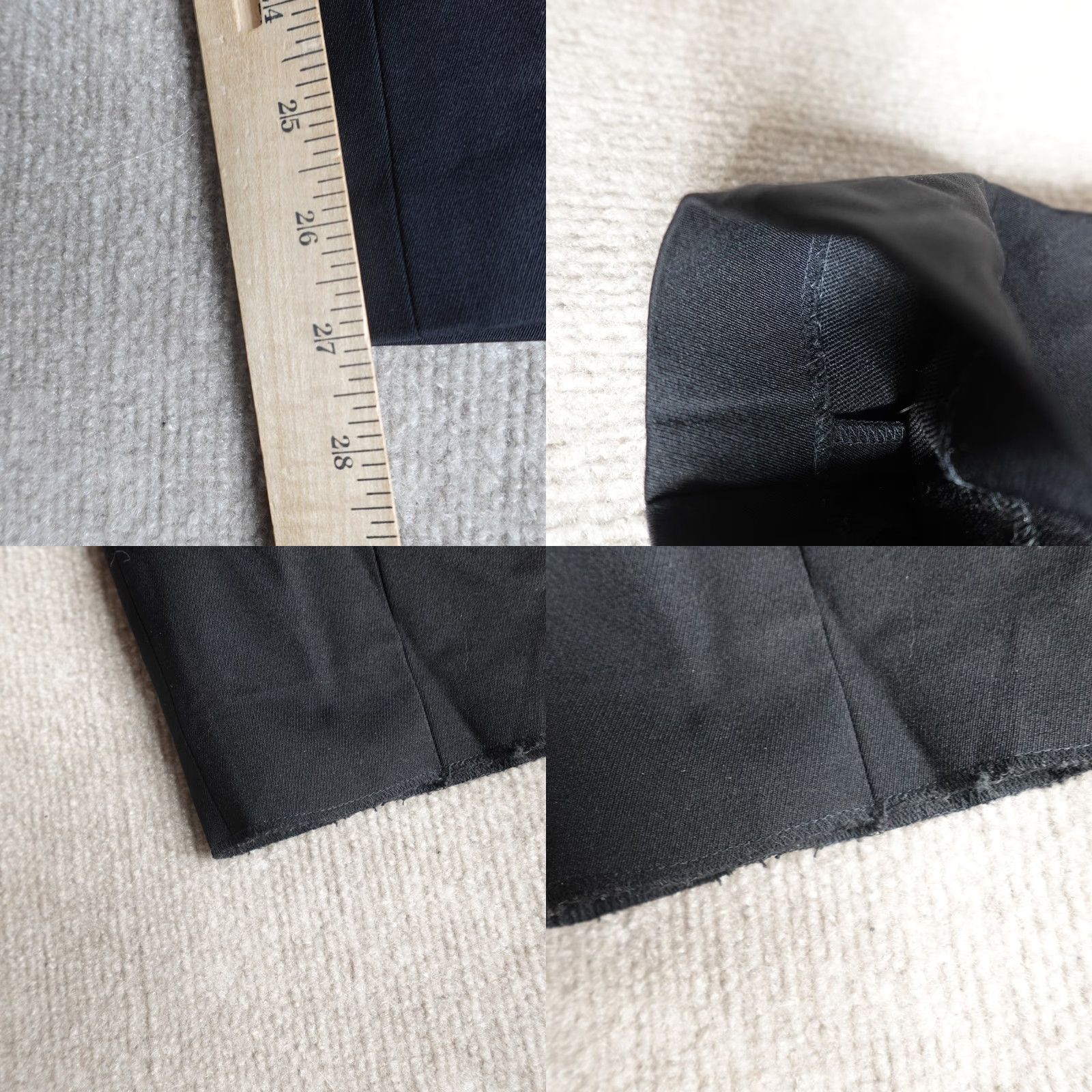Theory Theory Pants 10 Black Ponte Trousers Flat Front Regular 27In inseam Mens Womens Girls? Size 32" / US 10 / IT 46 - 8 Thumbnail