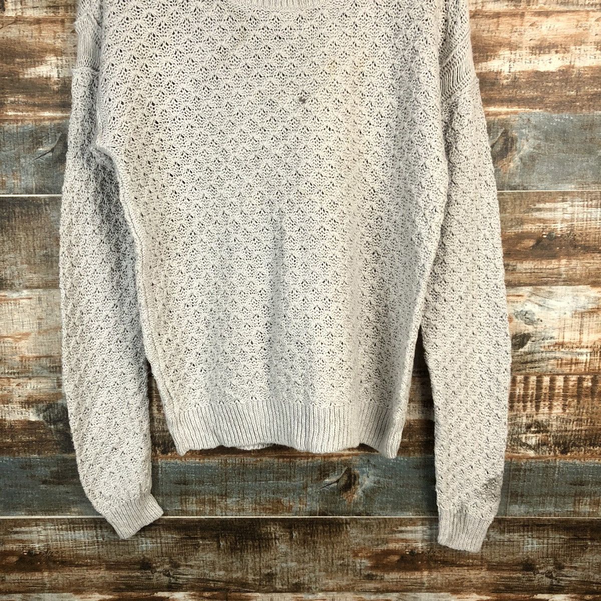 Designer × Homespun Knitwear Comptoir Des Cotonniers Grey Knitwear #A1682 Size M / US 6-8 / IT 42-44 - 3 Thumbnail
