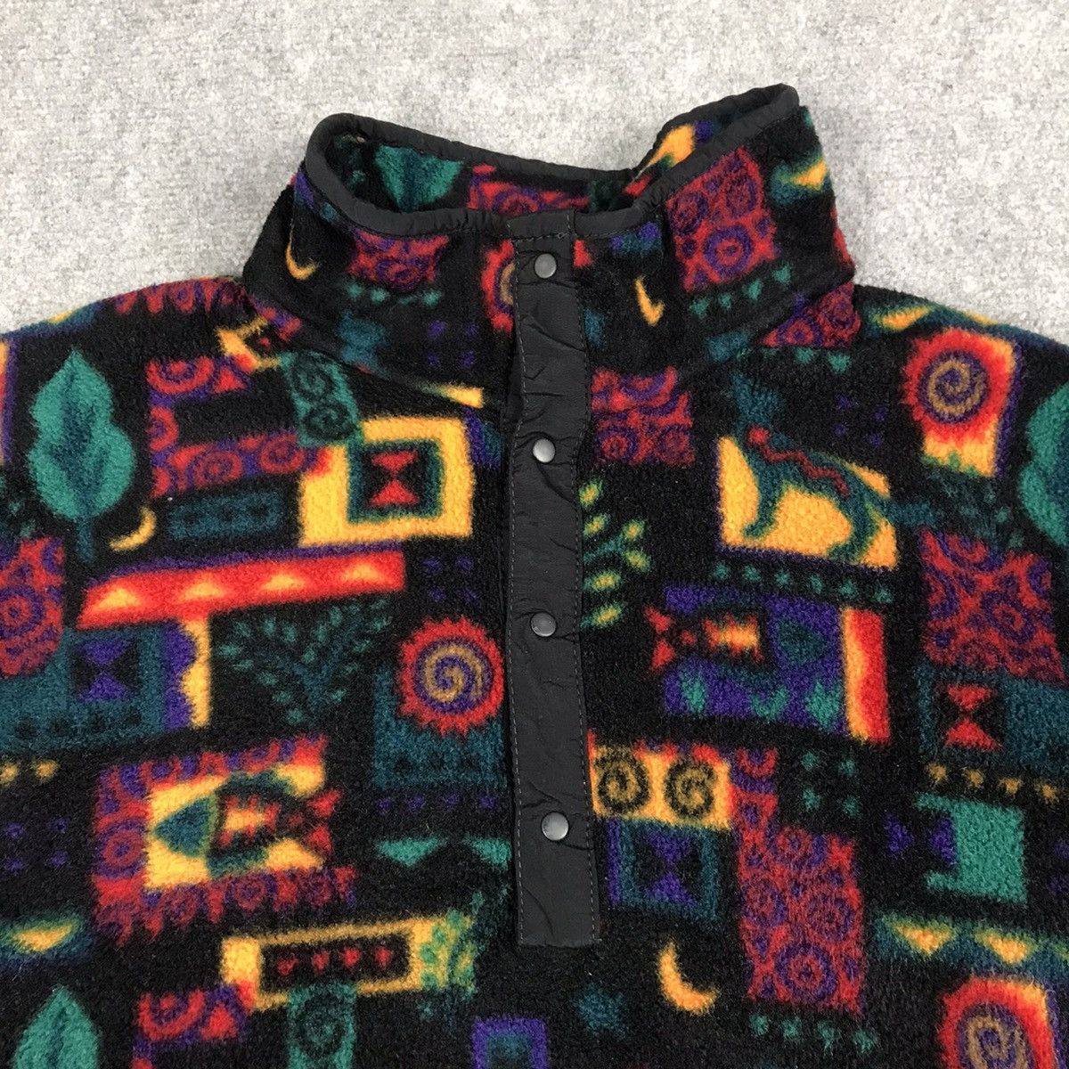 L.L. Bean 🔥L.L BEAN MULTI COLOUR FLEECE JACKET Size US M / EU 48-50 / 2 - 3 Thumbnail