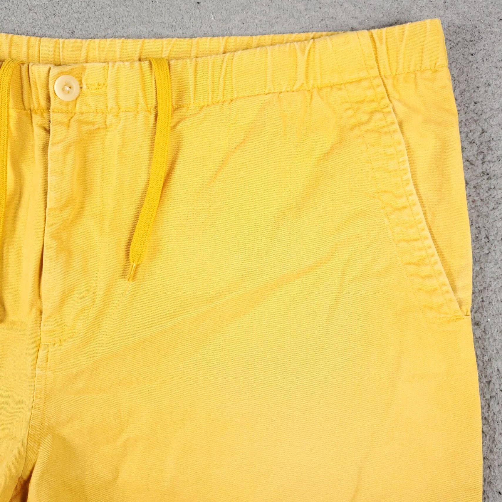 Nautica VINTAGE Nautica Trunks Adult Large Yellow Cotton Surf Swim Shorts Mens Size US 33 - 3 Thumbnail