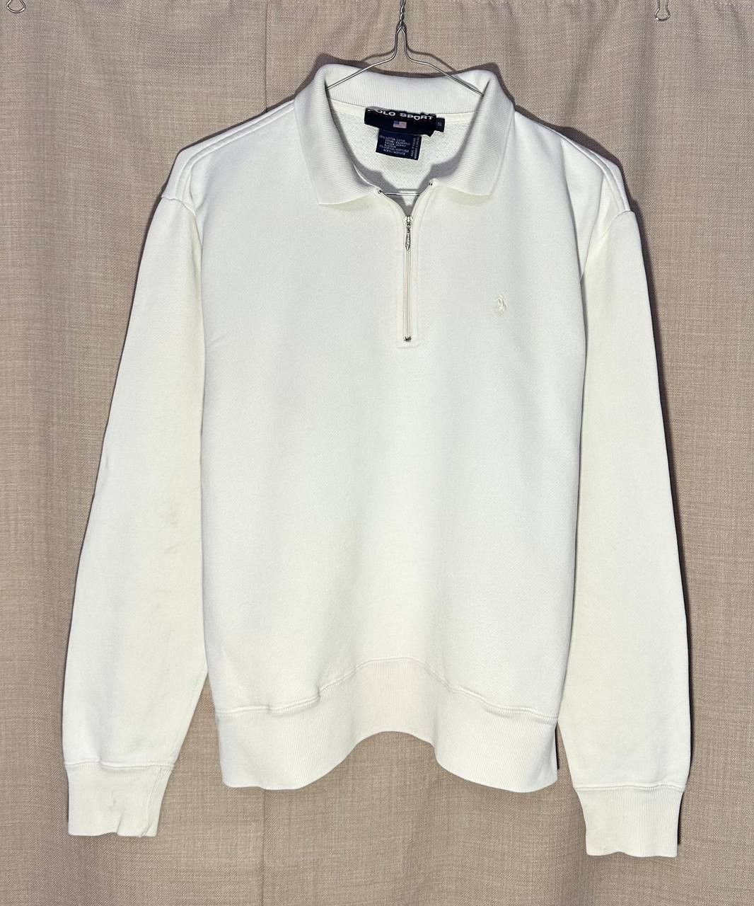 Polo Ralph Lauren Polo Sport Ralph Lauren polo pullover Sweatshirt 1/4 Zip Size S / US 4 / IT 40 - 1 Thumbnail
