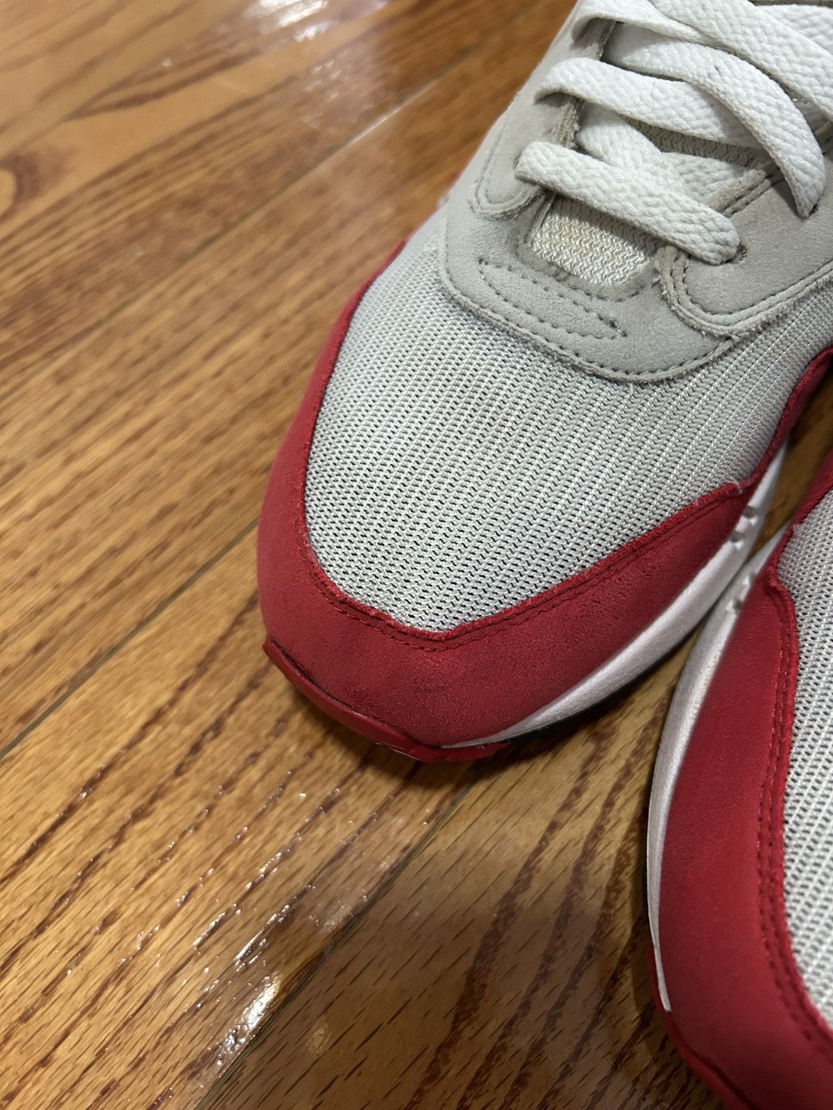 Nike Nike Air Max 1 Anniversary Red Size US 12 / EU 45 - 9 Thumbnail