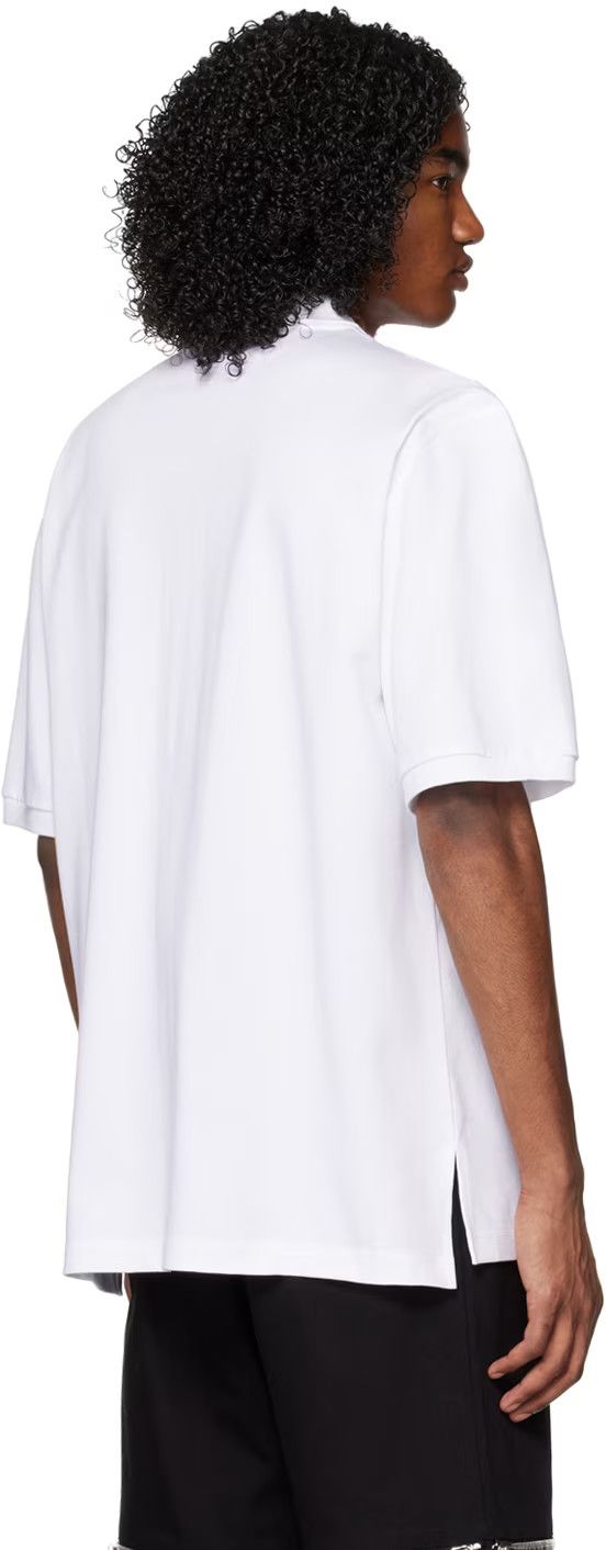 Moschino o1y0225 Logo Polo Shirt in White Size US S / EU 44-46 / 1 - 3 Thumbnail