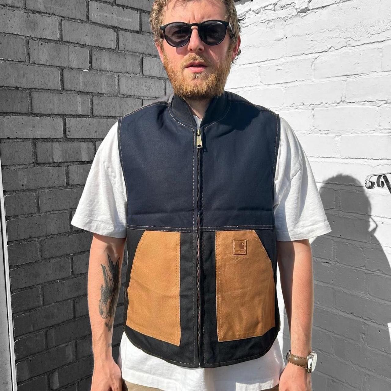 Carhartt × Vintage Vintage Reworked Carhartt one of a kind sleeveless jacket Size US M / EU 48-50 / 2 - 3 Thumbnail