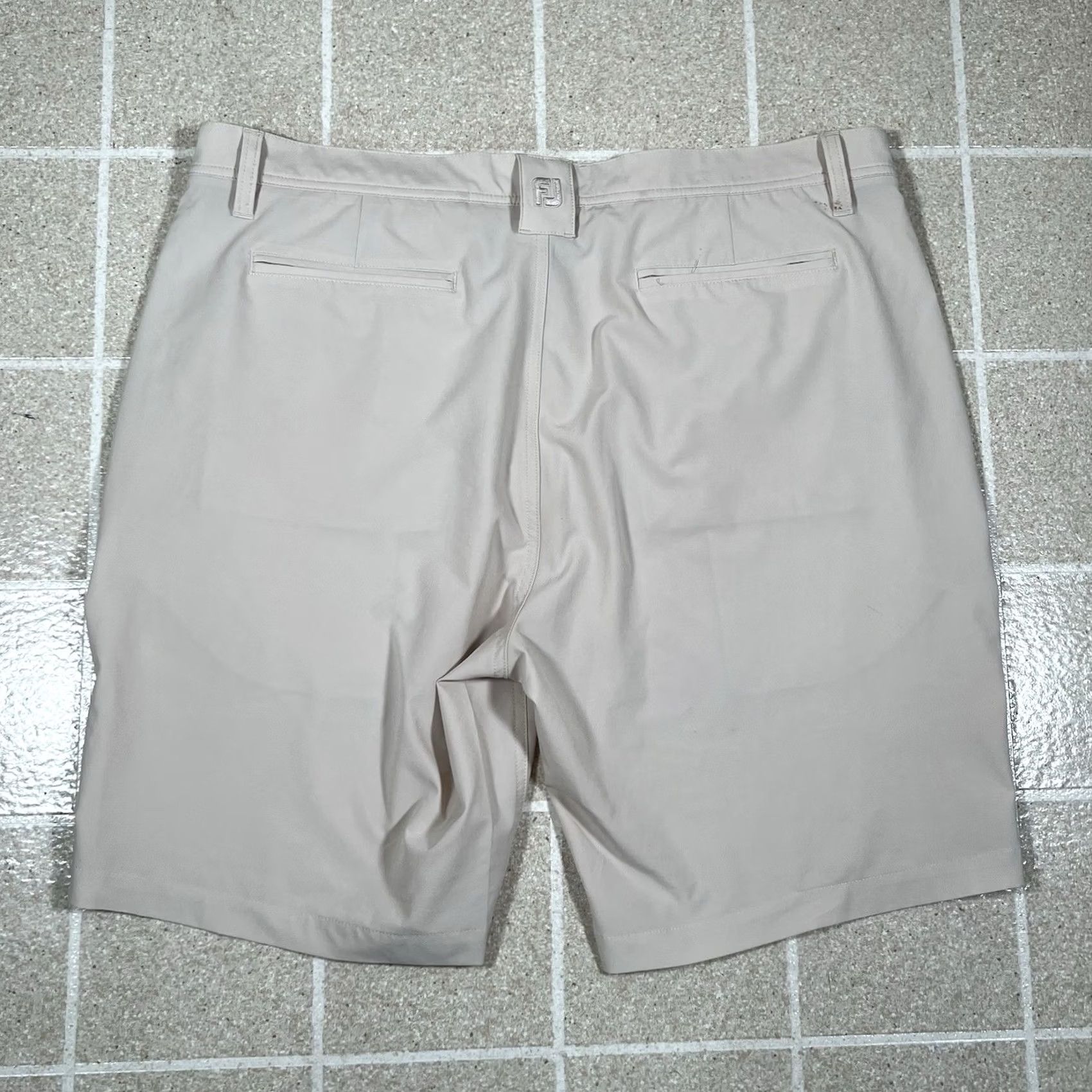 Footjoy FootJoy Shorts Mens 38 Beige Lightweight Performance Golf Chino 9" Inseam FJ Size US 38 / EU 54 - 5 Thumbnail