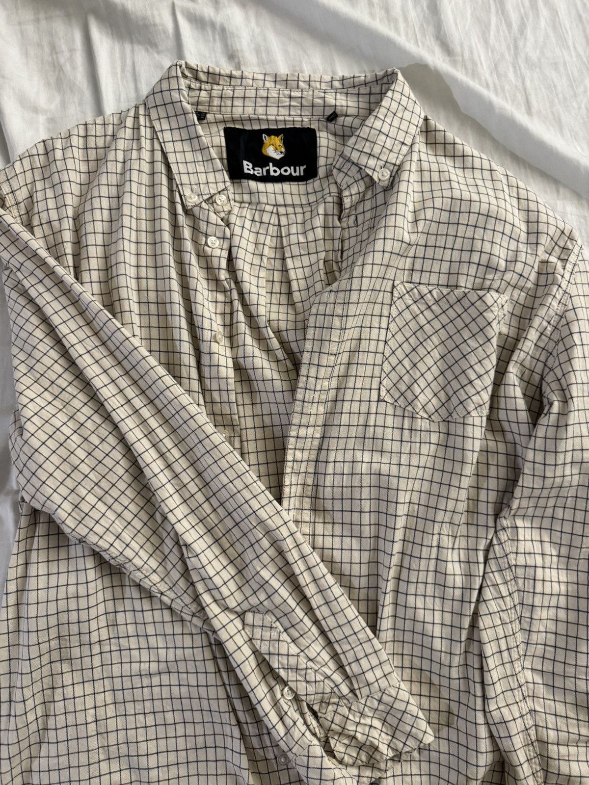 Barbour Barbour x Maison Kitsune Button Shirt Size US XXL / EU 58 / 5 - 1 Thumbnail