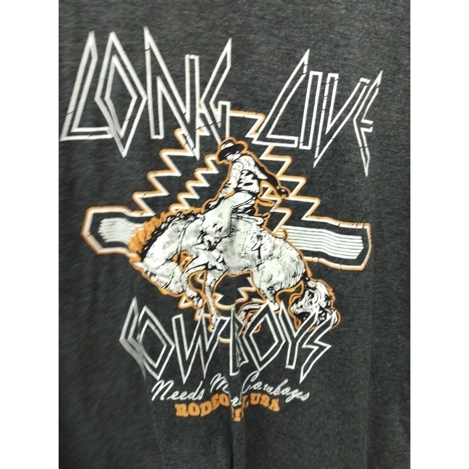 Other XL Mens Long Live Cowboys Shirt Size US XL / EU 56 / 4 - 2 Thumbnail
