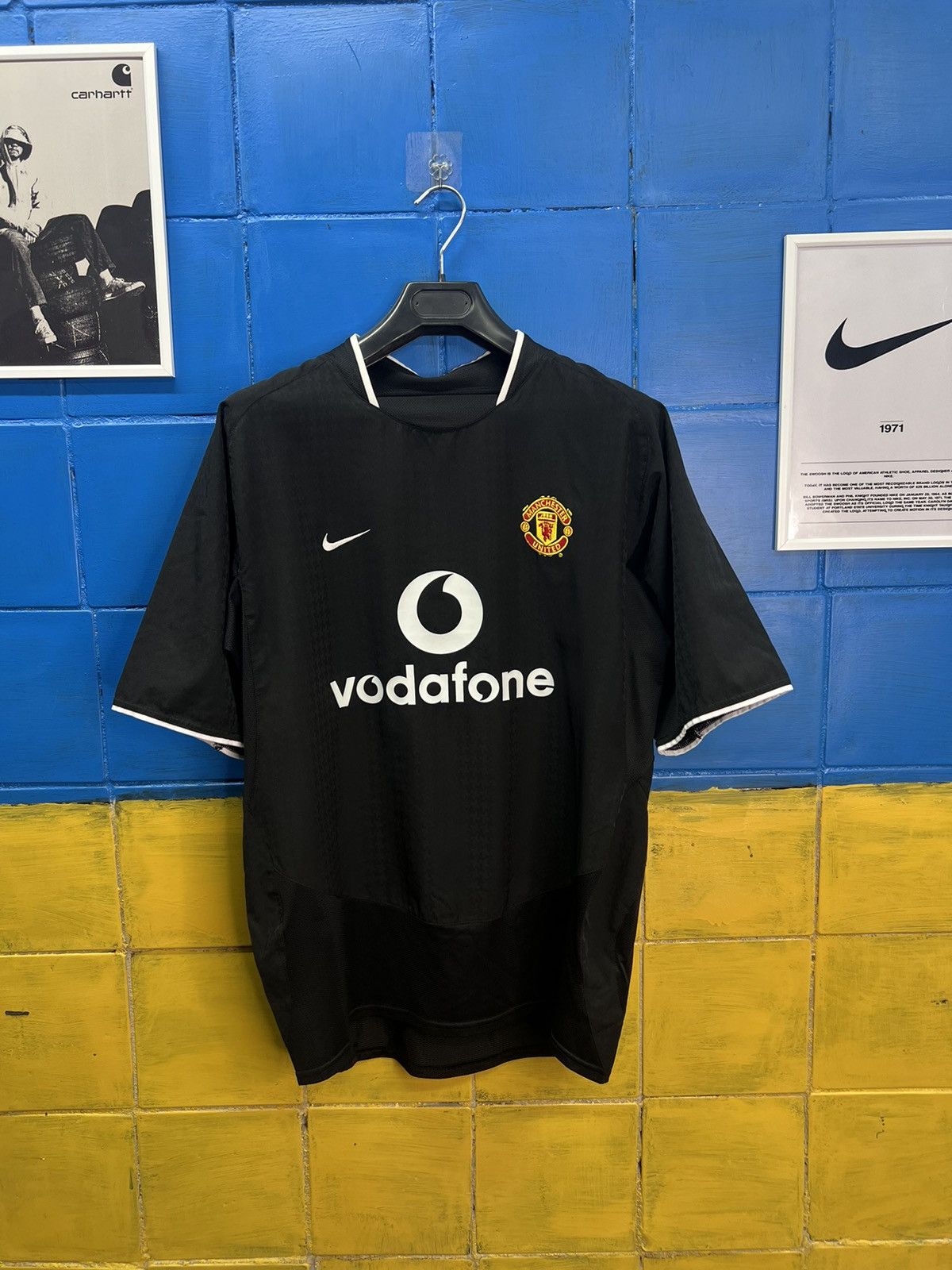 Nike Manchester United Vintage Away 2004 Kit Jersey Size US XL / EU 56 / 4 - 1 Thumbnail