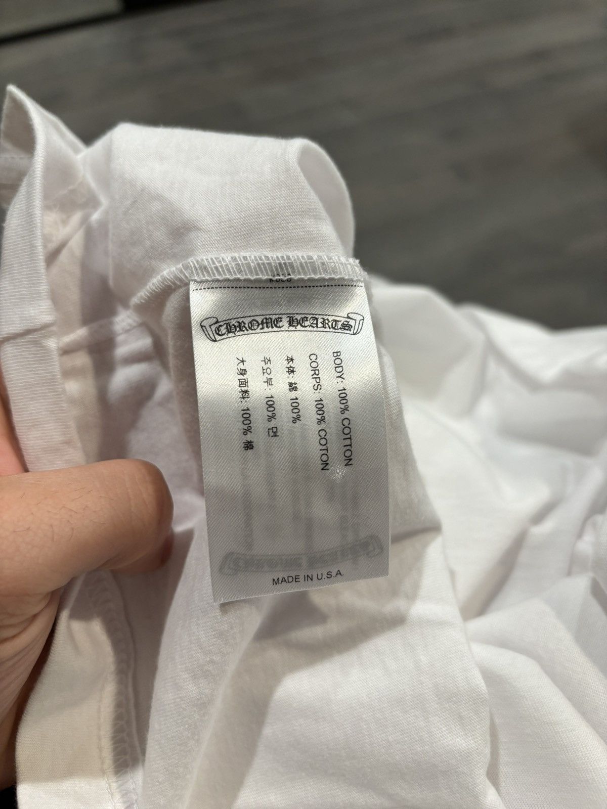 Chrome Hearts Chrome Hearts Rolling Stone white LS T shirt medium Size US M / EU 48-50 / 2 - 4 Thumbnail