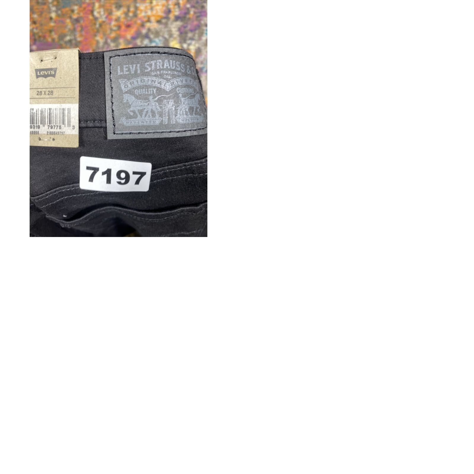 Levi's Levi's Womens 311 Shaping Skinny Jeans Black Mid Rise 28x28 Regular Denim Zip Shoes Logo 5-Pocket Womens Jeans Size 28" / US 6 / IT 42 - 9 Thumbnail