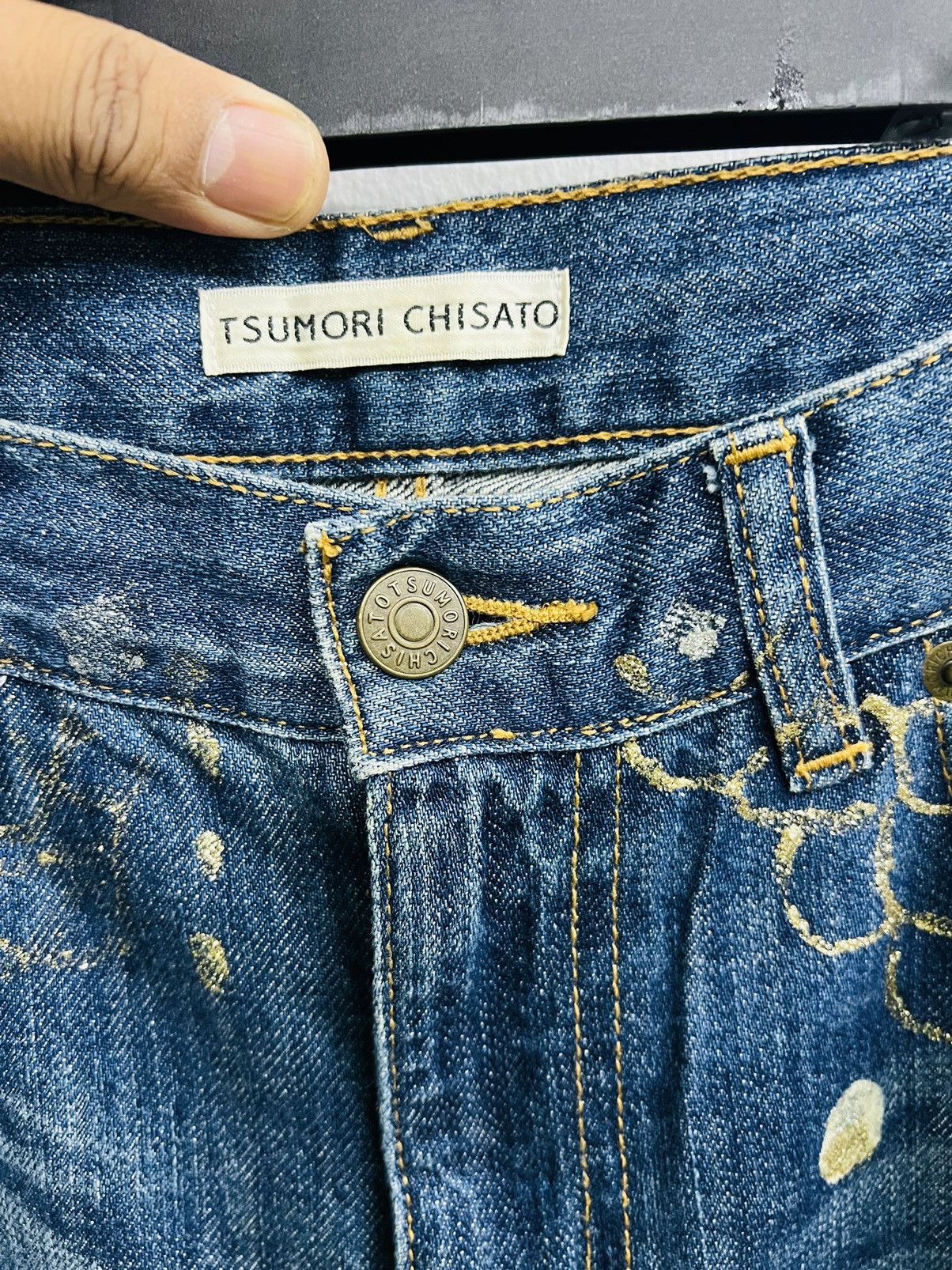 Issey Miyake × Japanese Brand × Tsumori Chisato TSUMORI CHISATO PAINTED ART DENIM Size US 32 / EU 48 - 11 Thumbnail
