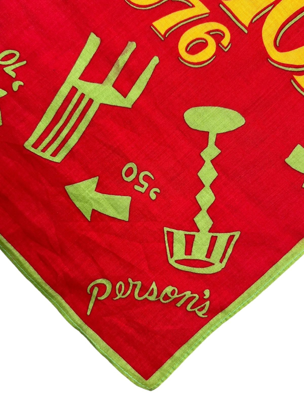 PERSON'S Person’s Handkerchief Neckerchief Bandana Pocketsquare Size ONE SIZE - 3 Thumbnail