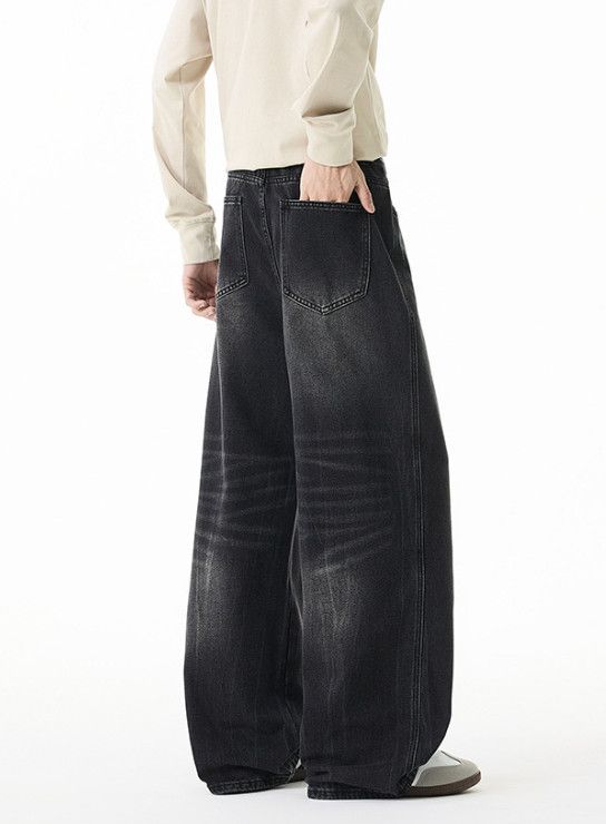 Japanese Brand American Cleanfit Whiskered Distressed Jeans Size US 32 / EU 48 - 3 Thumbnail