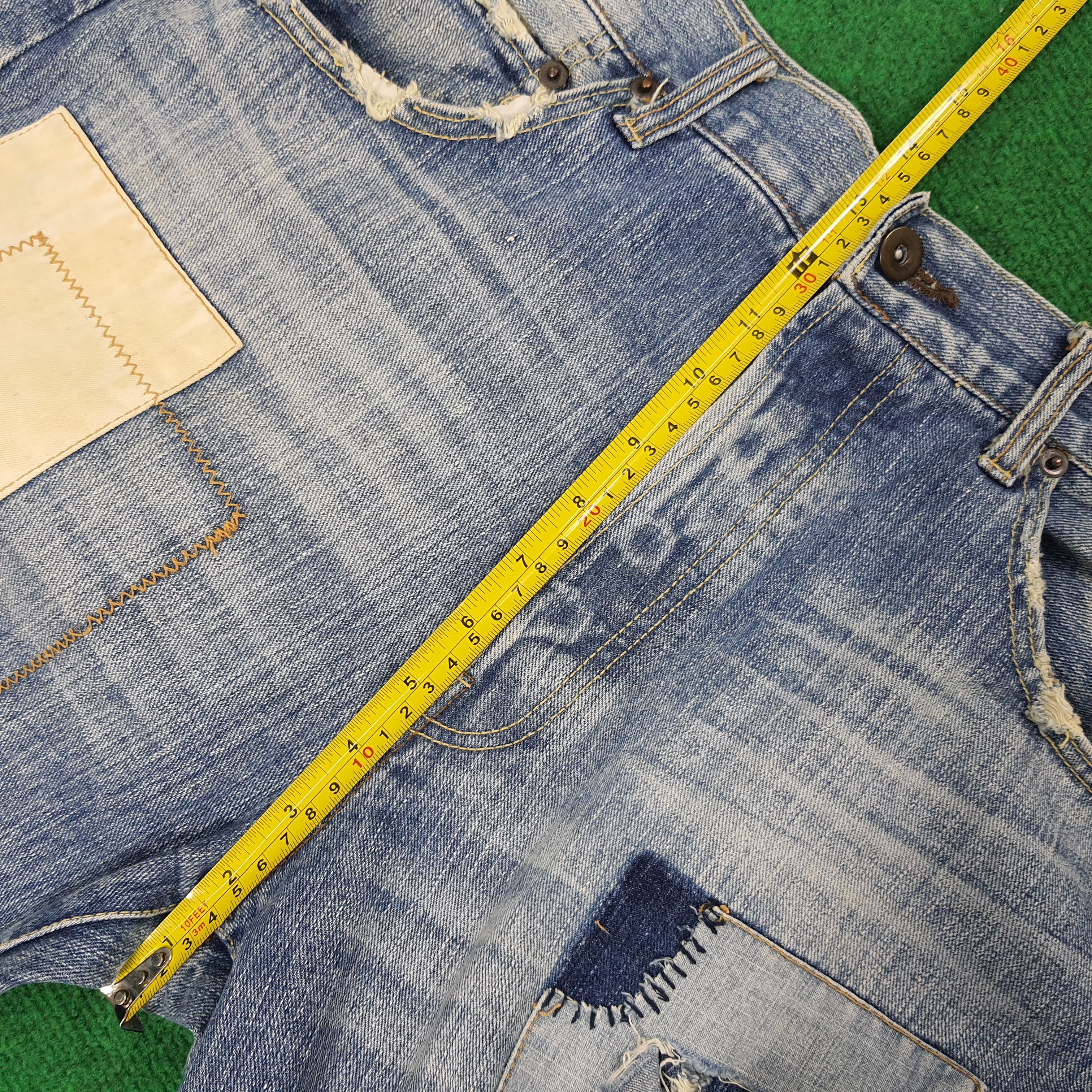 Vintage Vintage Exhibitionist Patchwork Streetwear Design Jeans Size US 32 / EU 48 - 13 Thumbnail
