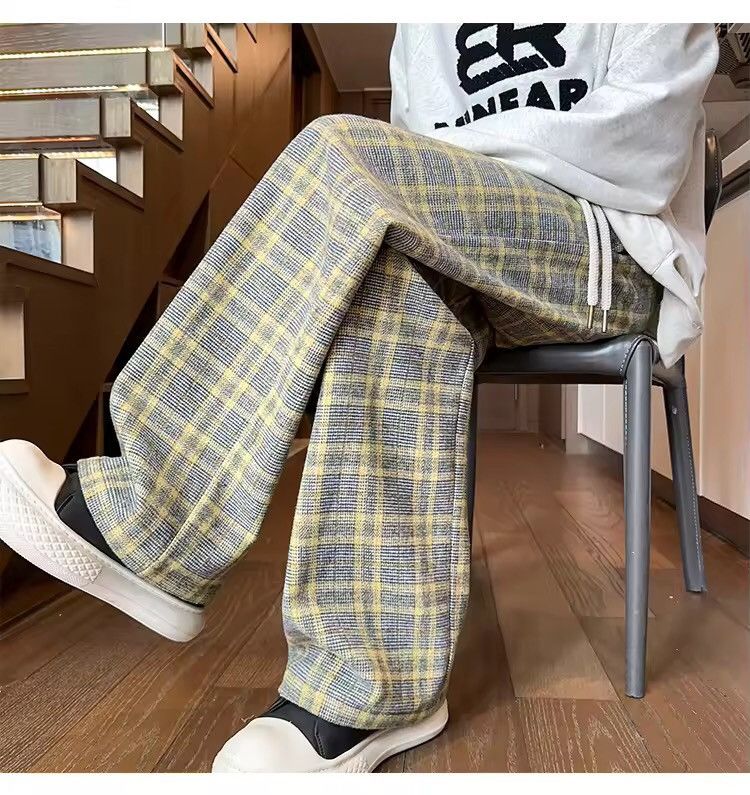 Japanese Brand × Vintage Trendy Fleece Loose Straight Wide Leg Mopping Baggy Unisex Size US 31 - 3 Thumbnail