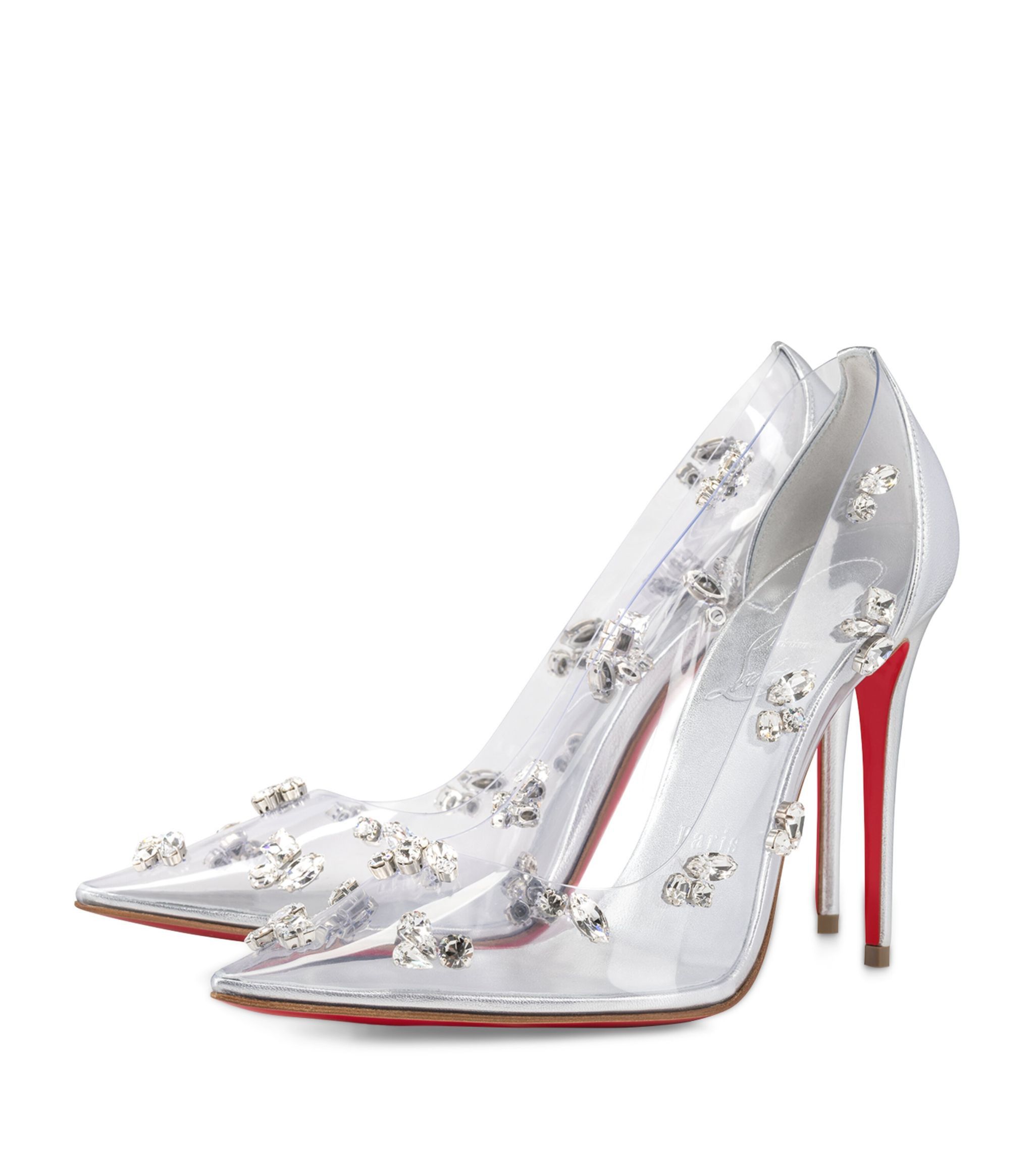 Christian Louboutin o1s1wg110924 Heeled Pumps in Silver Size US 6 / IT 36 - 2 Thumbnail
