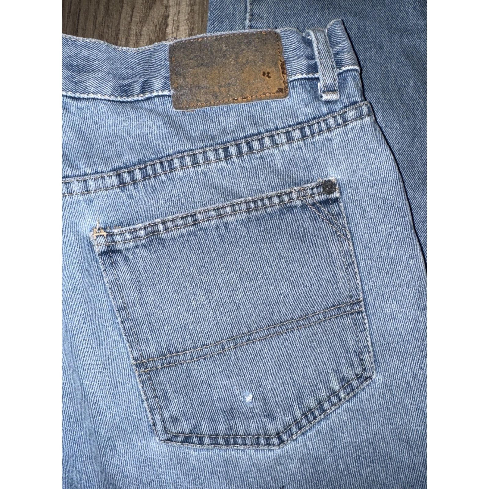 Calvin Klein VINTAGE Calvin Klein Jeans Denim Light Blue Straight 32x30 Mens Jeans Size US 32 / EU 48 - 7 Thumbnail