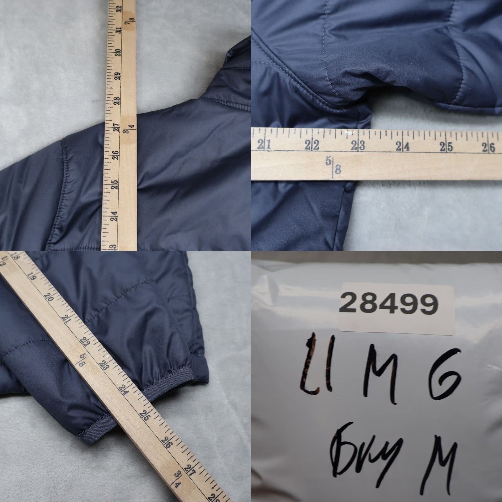 Vintage LL.Bean Jacket Men Large Blue Mountain Classic Quilted Insulated Puffer LOGO Size US L / EU 52-54 / 3 - 8 Thumbnail