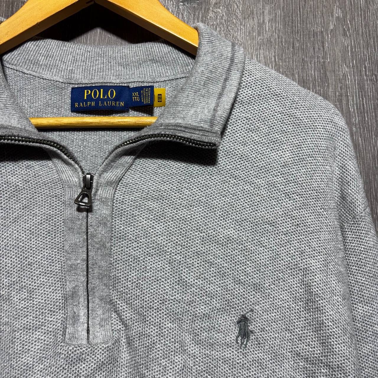 Polo Ralph Lauren Polo Ralph Lauren 1/4 zip Grey Sweatshirt Mens size XXL Size US XXL / EU 58 / 5 - 3 Thumbnail