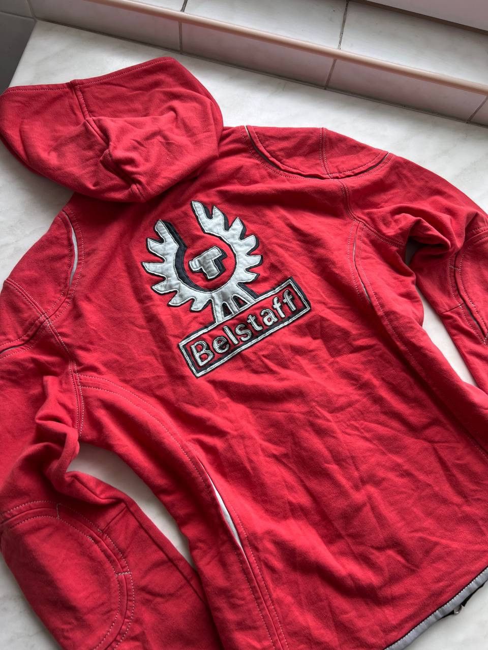 Belstaff Vintage Belstaff Zip Hoodie Y2K Baby Doll Biker Style 2000’s Size S / US 4 / IT 40 - 2 Thumbnail