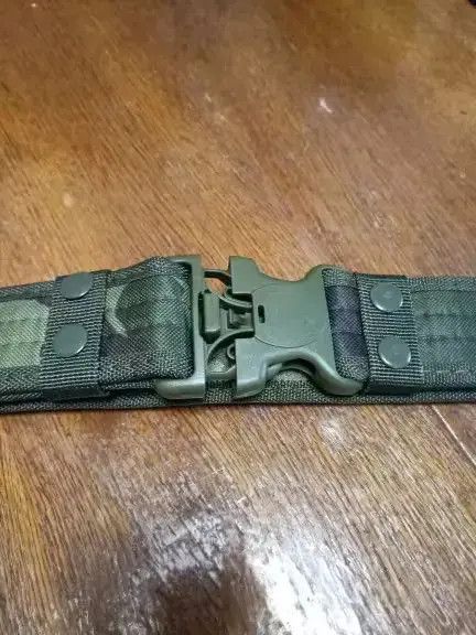 Other Army Style Combat Belt Set Quick Release Tactical Belts Size ONE SIZE - 3 Thumbnail