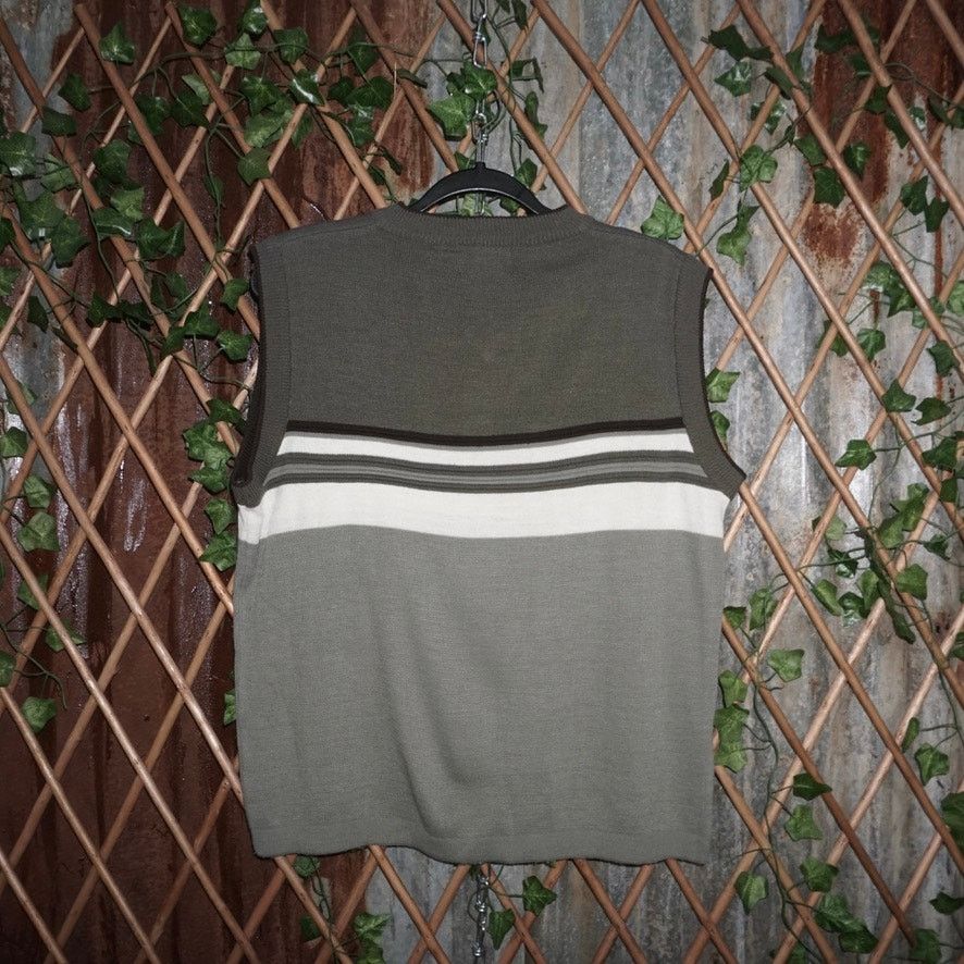 Vintage Medium- Vintage Y2K XG 90s XTREME gear stripe 90s knit vest Size US M / EU 48-50 / 2 - 2 Thumbnail