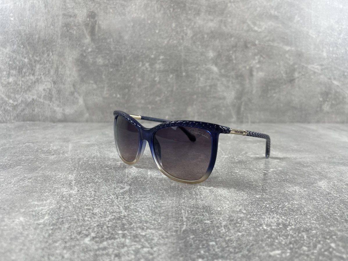 Roberto Cavalli Roberto Cavalli Xaus 874S 92B Blue Ombre Cat Eye Sunglasses Size ONE SIZE - 1 Thumbnail