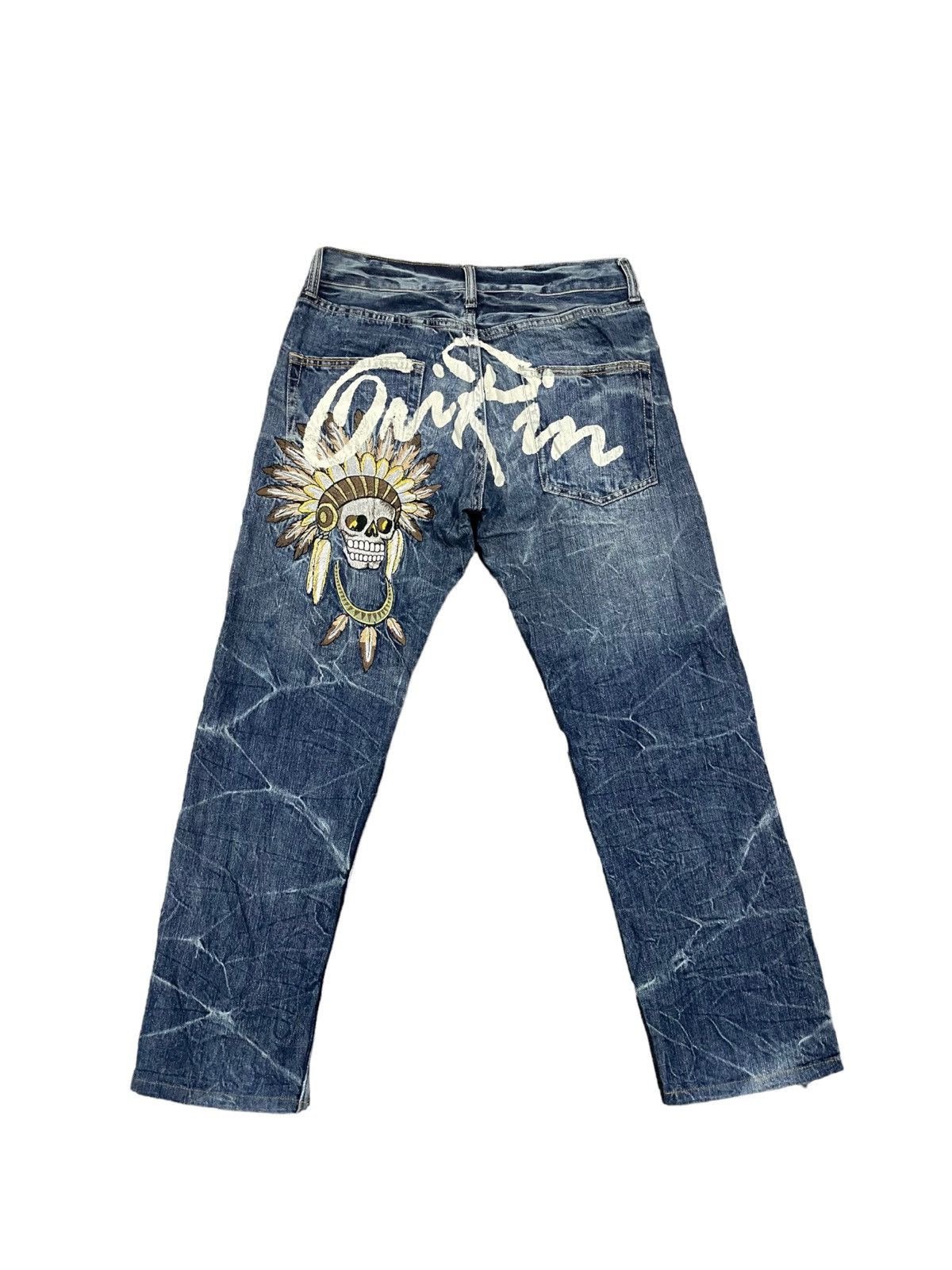 Japanese Brand Japanese Skull Generimo Oni Jeans Size US 30 / EU 46 - 2 Thumbnail