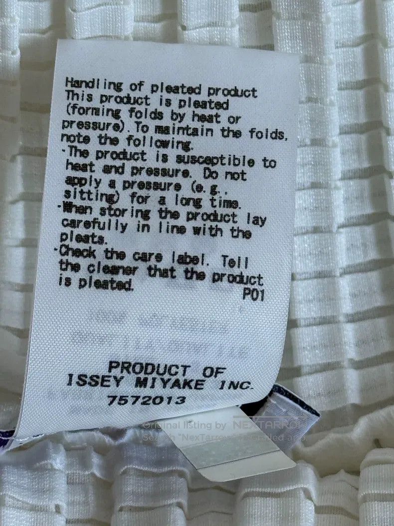 Issey Miyake Issey Miyake White Short Sleeve Size L / US 10 / IT 46 - 4 Thumbnail