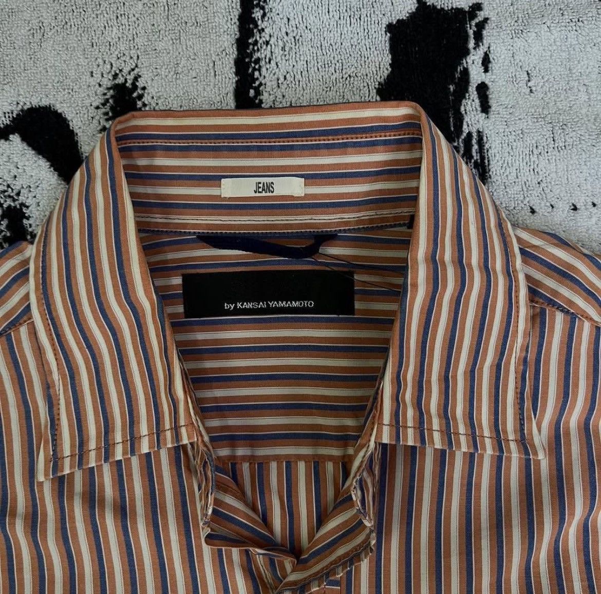 Japanese Brand × Kansai Yamamoto Kansai Yamamoto Stripe Shirt Size US M / EU 48-50 / 2 - 2 Thumbnail