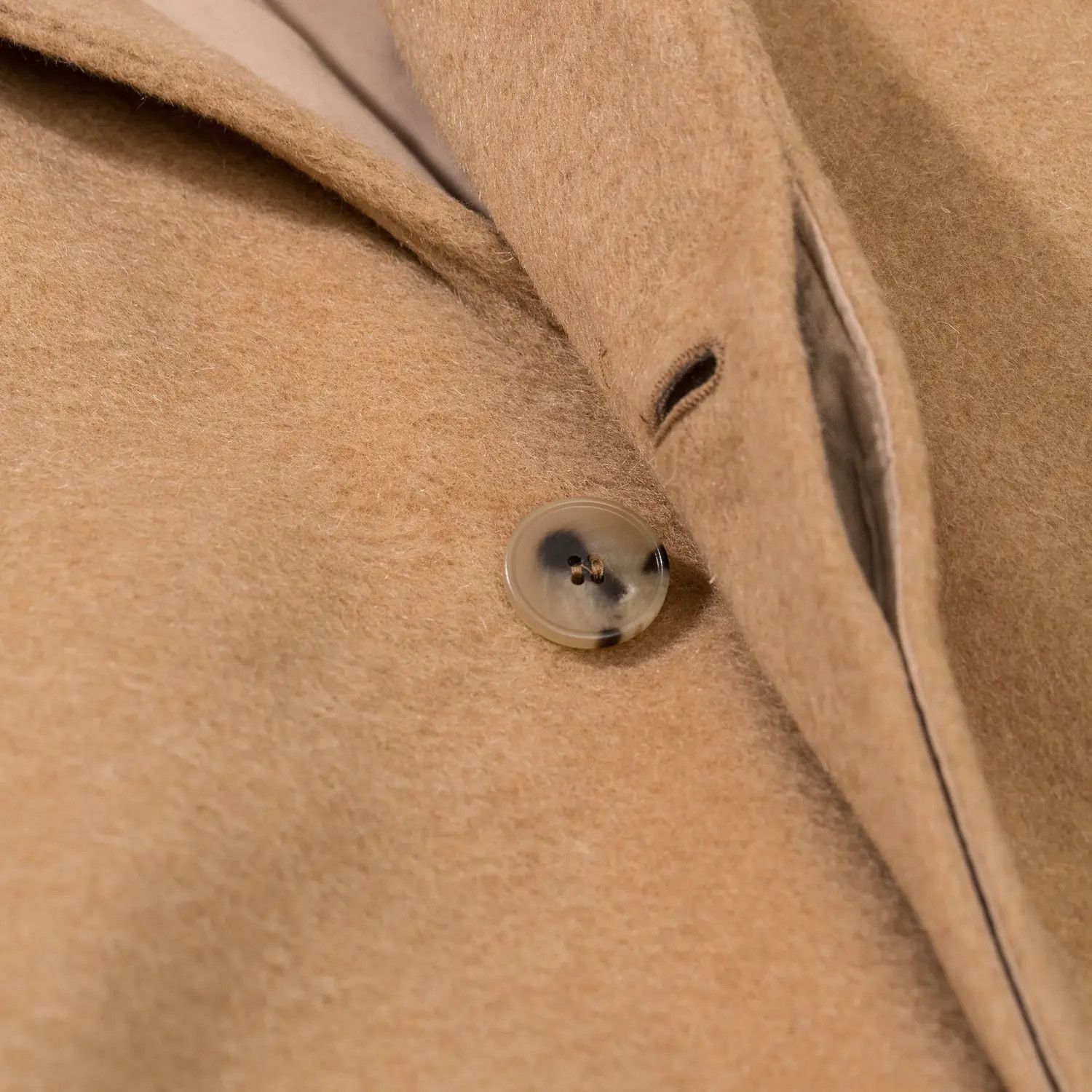 Norse Projects Norse Projects Sundsval Mohair Camel Overcoat Size US L / EU 52-54 / 3 - 16 Thumbnail