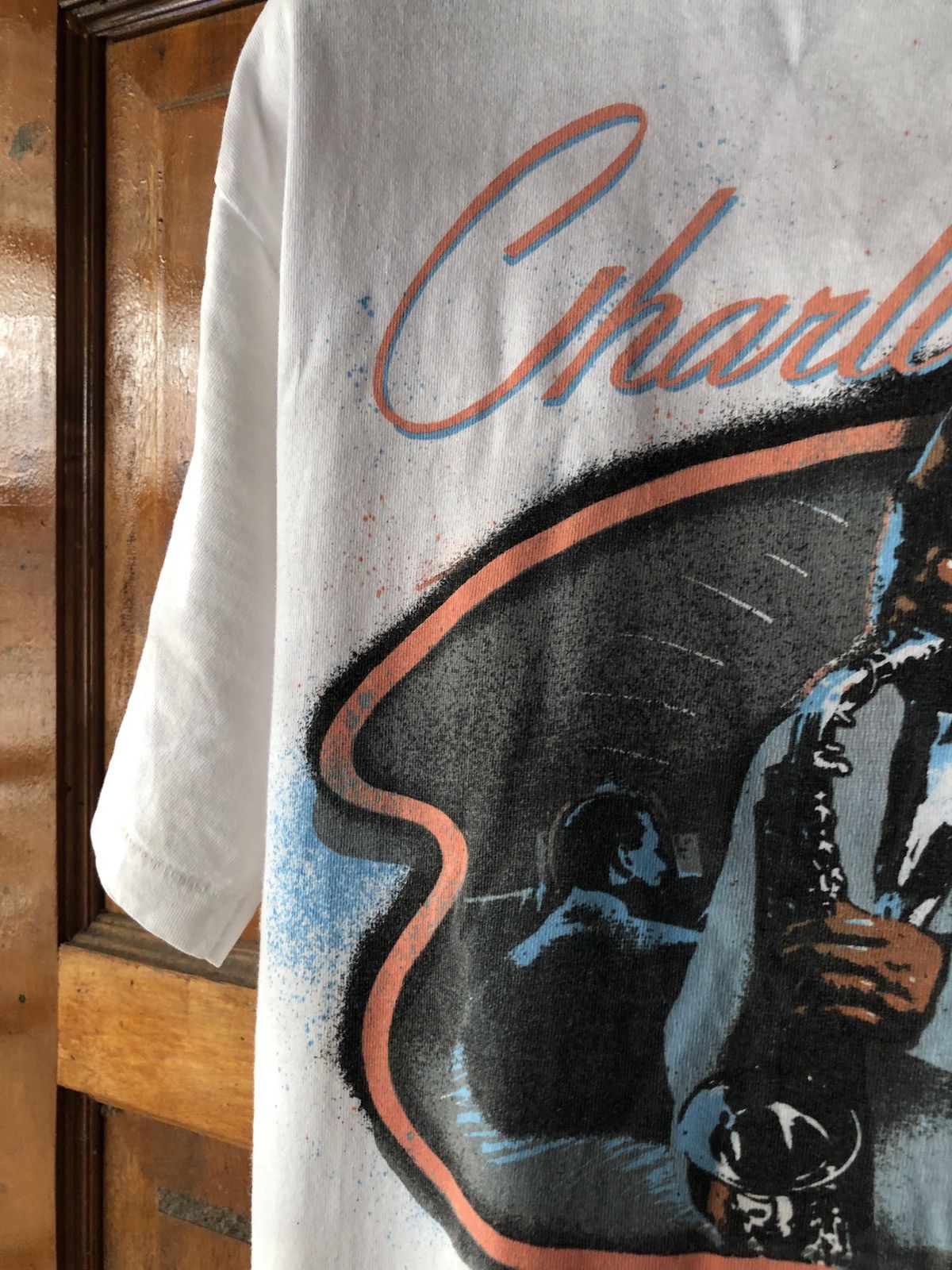 Vintage VINTAGE CHARLIE PARKER JAZZ T SHIRT Size US L / EU 52-54 / 3 - 4 Thumbnail