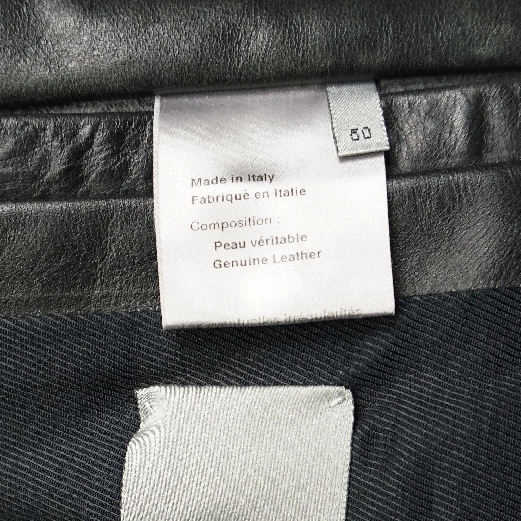 Dior Homme AW03 Luster Campaign M65 Leather Jacket
