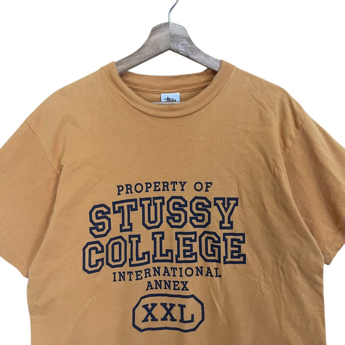 Japanese Brand Vintage 90s Property Of Stussy Collage Shortsleeve Tee Size US L / EU 52-54 / 3 - 4 Thumbnail