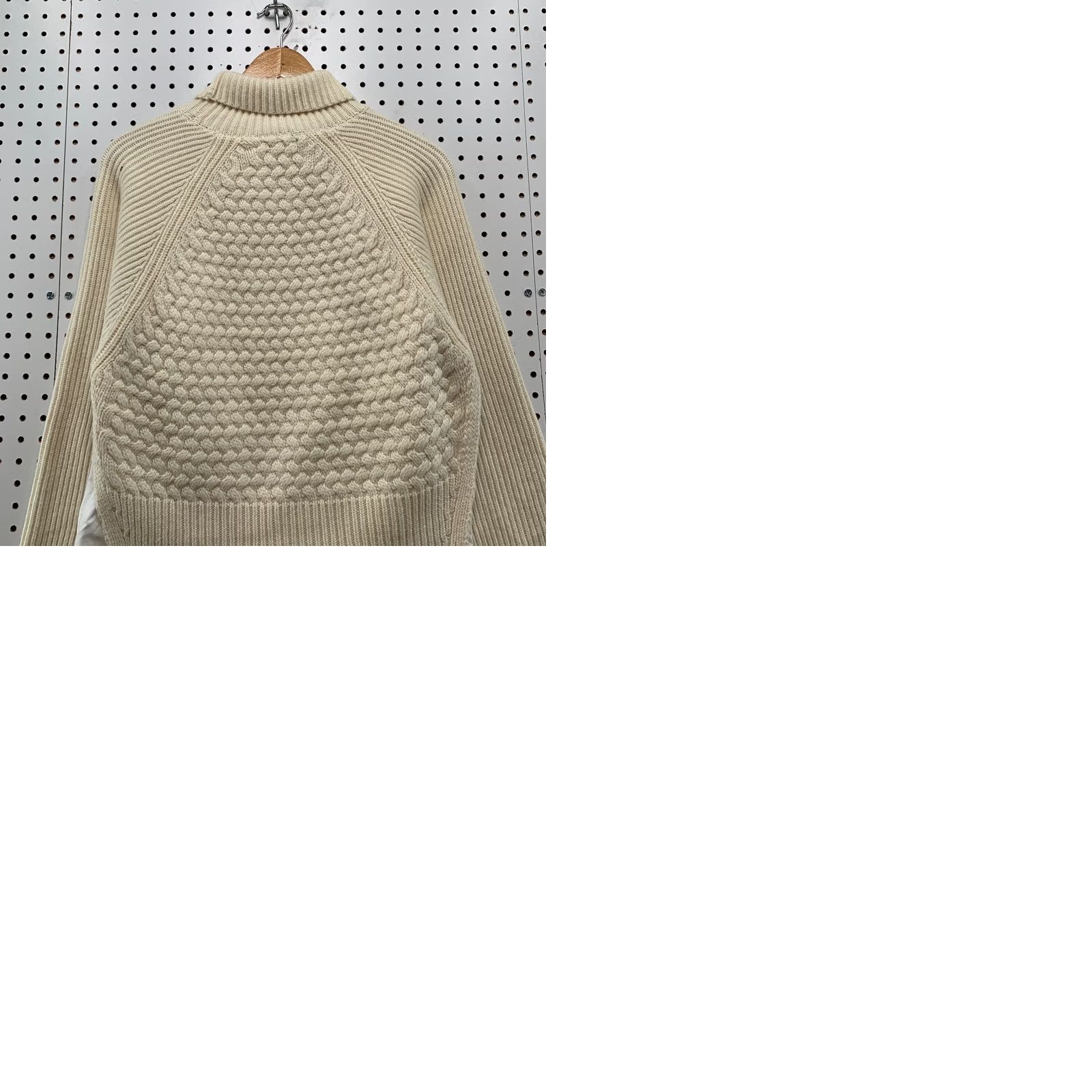 Allsaints AllSaints Knit Sweater Womens Small Beige Wool Cashmere Layers 19.5x27 Size S / US 4 / IT 40 - 10 Thumbnail