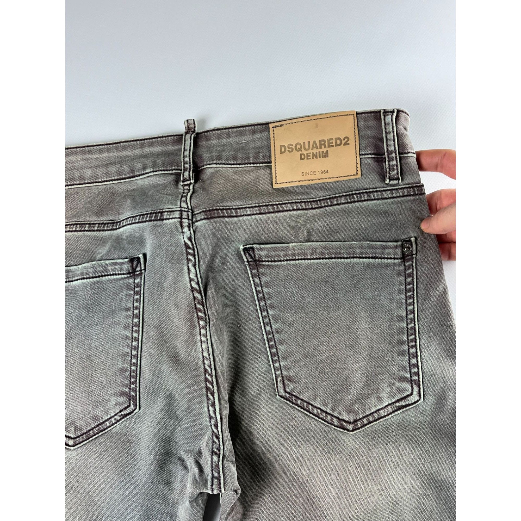Dsquared2 Dsquared2 Gray Faded Jeans Size 46 Made In Italy Size US 32 / EU 48 - 6 Thumbnail