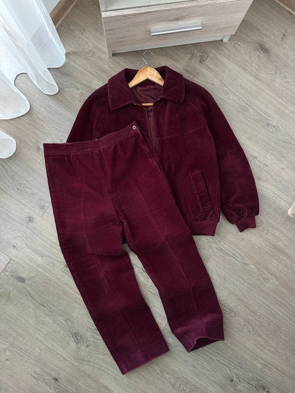 Japanese Brand × Vintage Vintage Switzerland TrackSuit Velvet Red Pants and Jacket Size M / US 6-8 / IT 42-44 - 17 Thumbnail