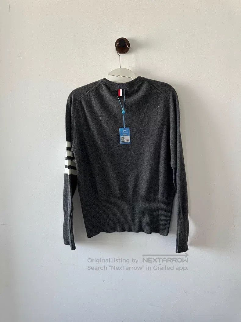 Thom Browne Thom Browne Medium Grey Cashmere Sweater Size US S / EU 44-46 / 1 - 2 Thumbnail
