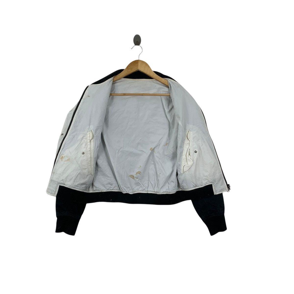 MOUSSY MOUSSY JAPAN MA-1 Denim Jeans Bomber Jacket Windbreaker Size S / US 4 / IT 40 - 6 Thumbnail