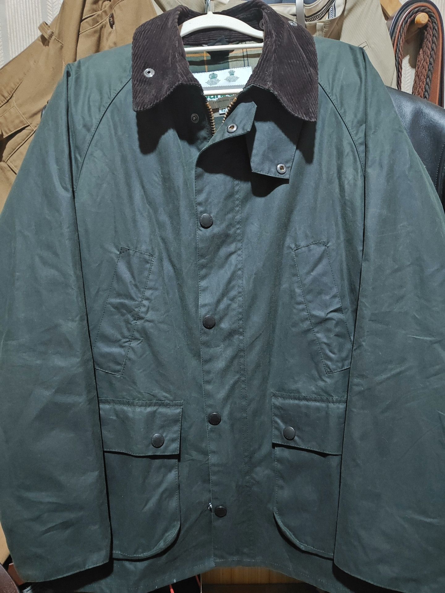 Barbour Barbour Bedale SL Slim Waxed Jacket Size US XS / EU 42 / 0 - 1 Thumbnail