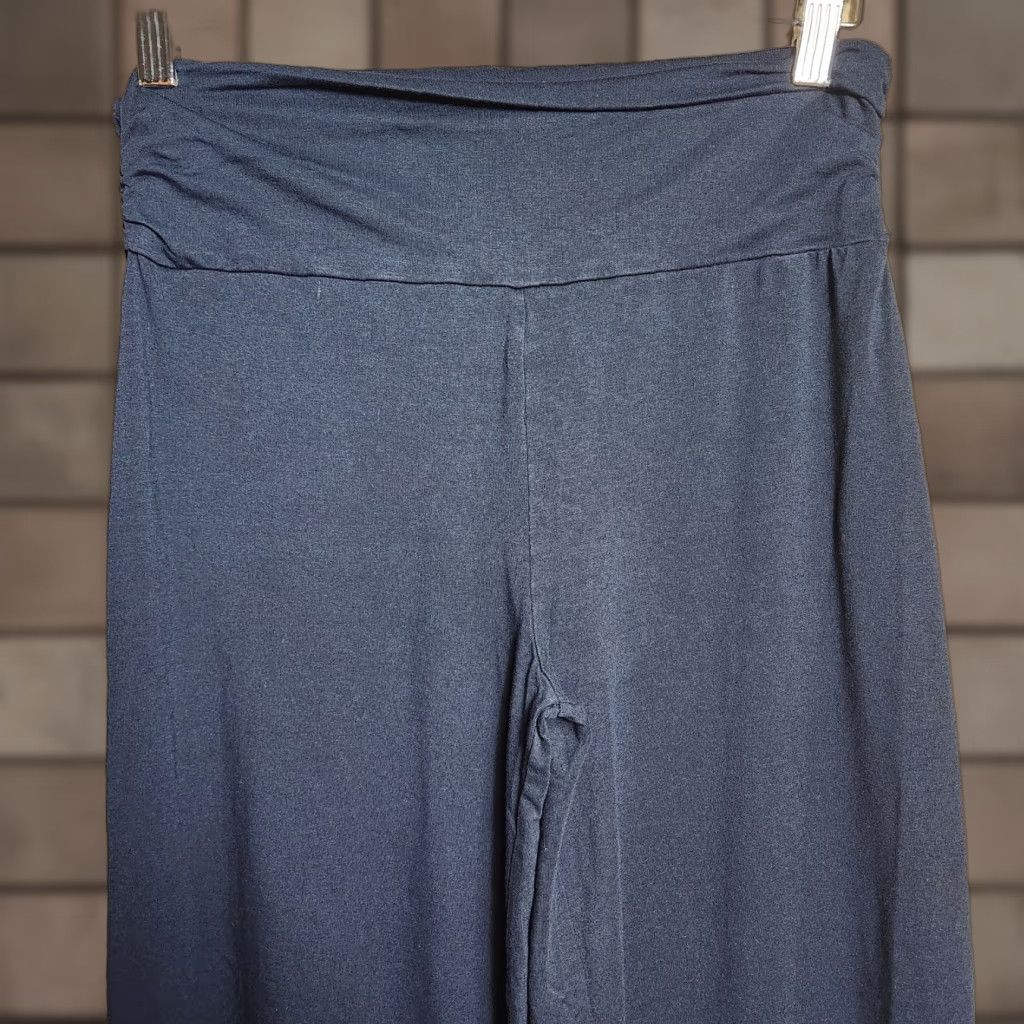 Boden VINTAGE Boden Womens Navy Wide Leg Ruched Waist Jersey Pants UK10/US6 Size M / US 6-8 / IT 42-44 - 1 Thumbnail