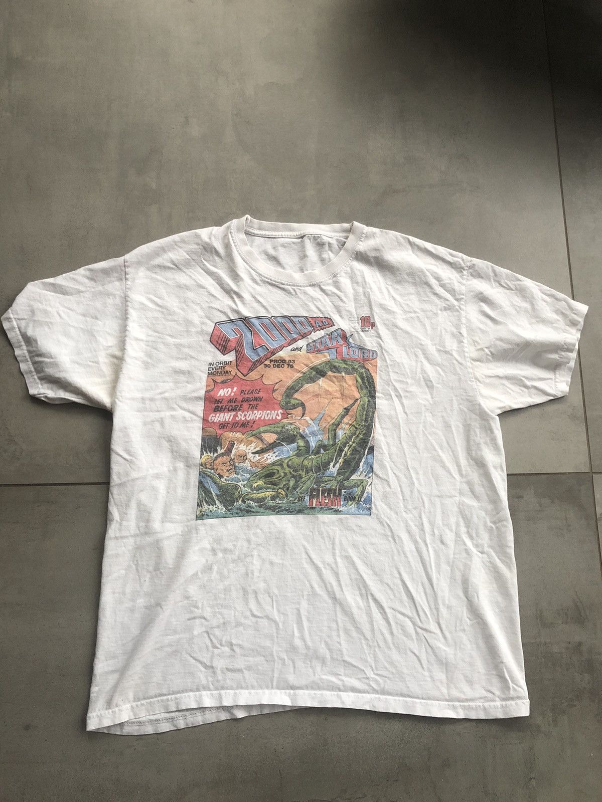 image of Vintage Star Lord Tee 2000S in White, Men's (Size Small)