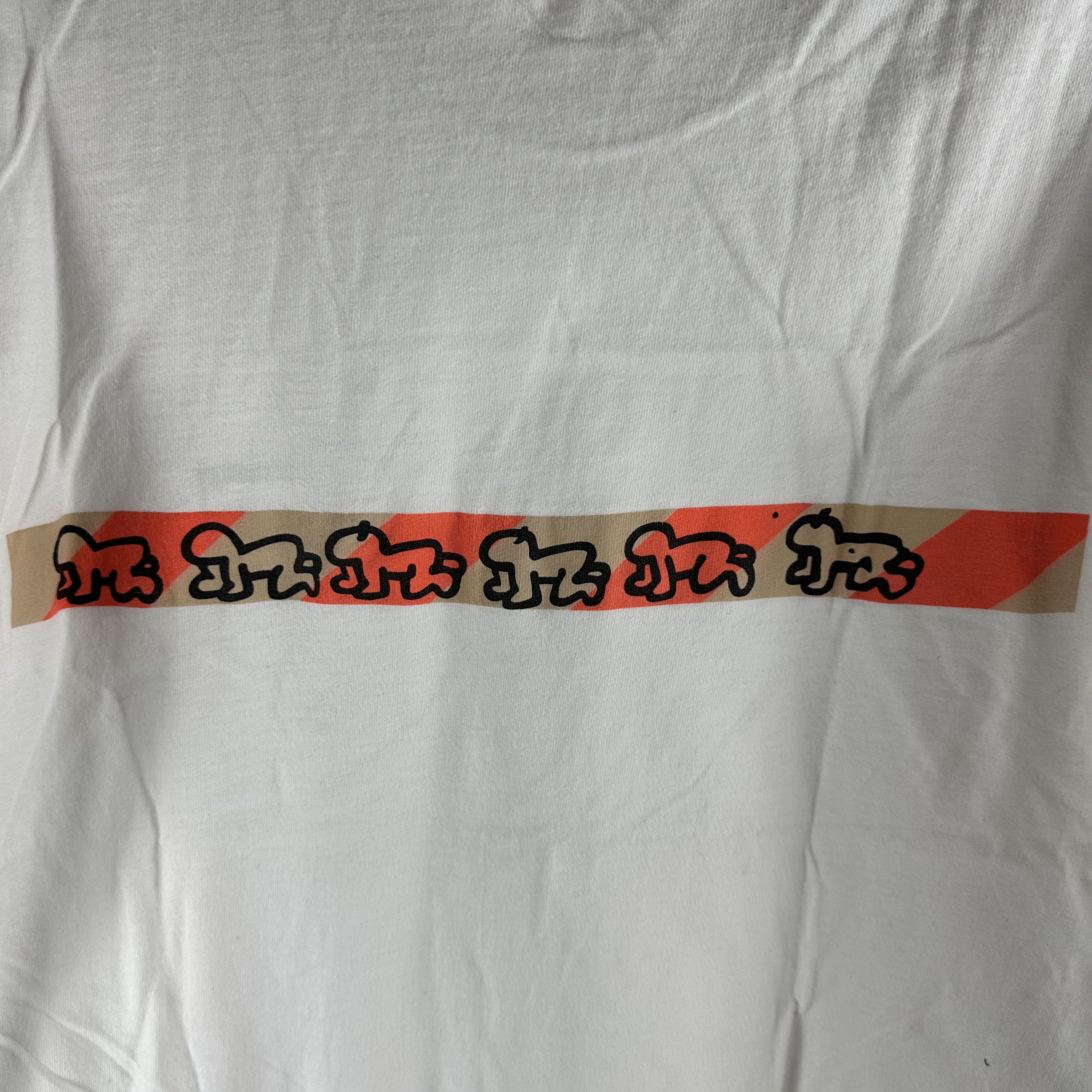 Vintage ​1997 Keith Haring Whitney Museum Of American Art T-shirt Size US L / EU 52-54 / 3 - 4 Thumbnail