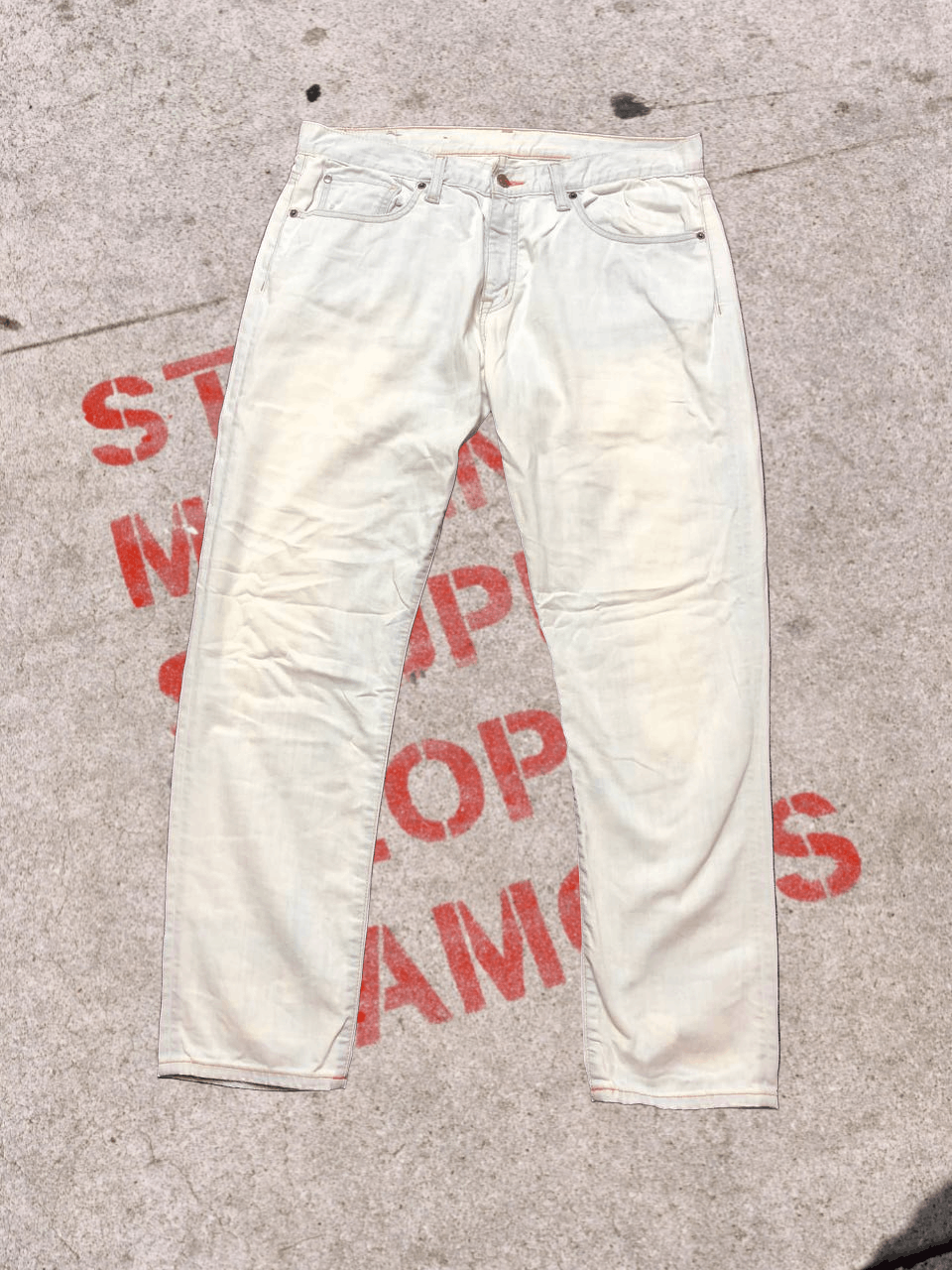 Polo Ralph Lauren Polo Ralph Lauren Vintage Baggy Distressed Style Denim Pants Size US 30 / EU 46 - 1 Thumbnail