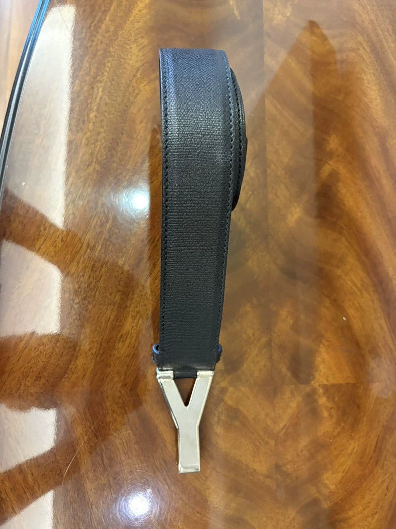 Saint Laurent Paris Saint laurent paris Black patent leather belt 2506-Nextarro Size ONE SIZE - 2 Thumbnail